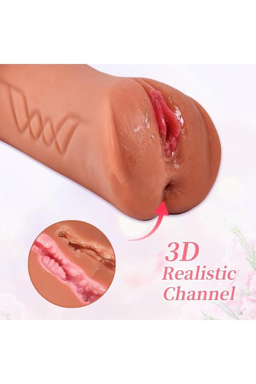 3-in-1 Male Masturbator - Sucking & Thrusting Machine w/ Realistic Silicone Sleeve (Hands-Free)